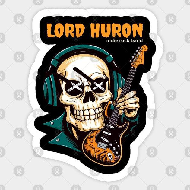 lord huron Sticker by mid century icons